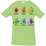 T-Shirts Key Lime / 6 Months Flaming Elements Science Infant Premium T-Shirt