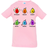 T-Shirts Pink / 6 Months Flaming Elements Science Infant Premium T-Shirt