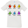 T-Shirts White / 6 Months Flaming Elements Science Infant Premium T-Shirt