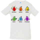 T-Shirts White / 6 Months Flaming Elements Science Infant Premium T-Shirt