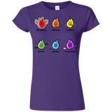 T-Shirts Purple / S Flaming Elements Science Junior Slimmer-Fit T-Shirt