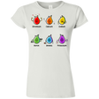 T-Shirts White / S Flaming Elements Science Junior Slimmer-Fit T-Shirt