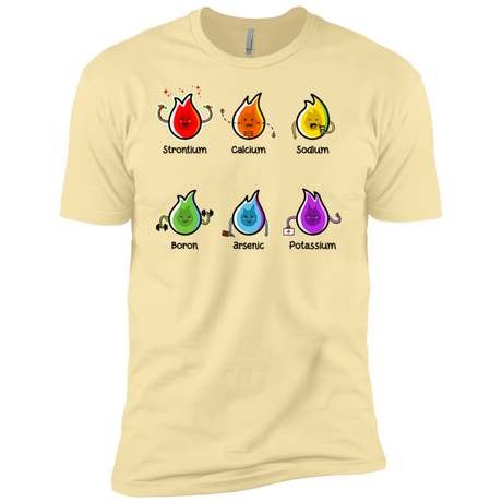 T-Shirts Banana Cream / X-Small Flaming Elements Science Men's Premium T-Shirt