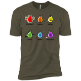 T-Shirts Military Green / X-Small Flaming Elements Science Men's Premium T-Shirt