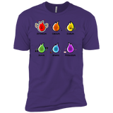 T-Shirts Purple Rush/ / X-Small Flaming Elements Science Men's Premium T-Shirt
