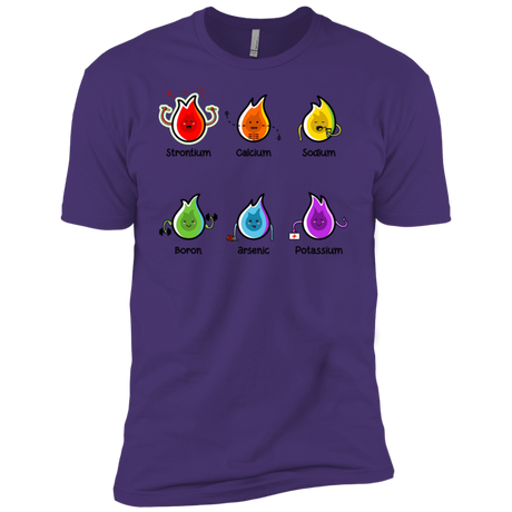 T-Shirts Purple Rush/ / X-Small Flaming Elements Science Men's Premium T-Shirt