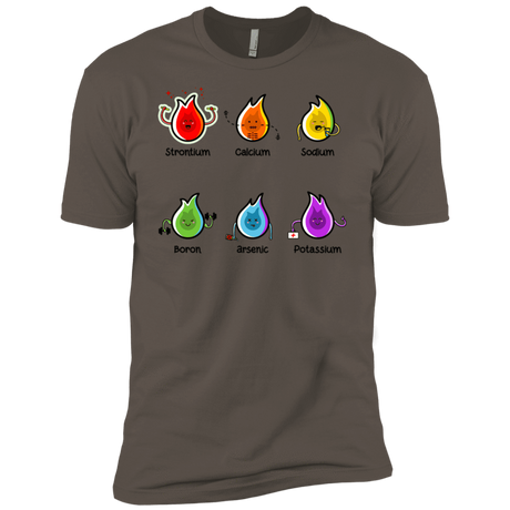 T-Shirts Warm Grey / X-Small Flaming Elements Science Men's Premium T-Shirt