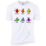 T-Shirts White / X-Small Flaming Elements Science Men's Premium T-Shirt