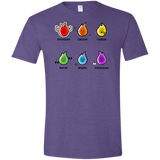 T-Shirts Heather Purple / S Flaming Elements Science Men's Semi-Fitted Softstyle