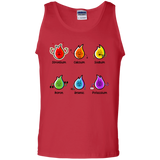 T-Shirts Red / S Flaming Elements Science Men's Tank Top