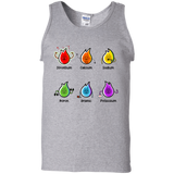 T-Shirts Sport Grey / S Flaming Elements Science Men's Tank Top