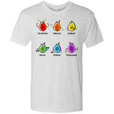 T-Shirts Heather White / S Flaming Elements Science Men's Triblend T-Shirt