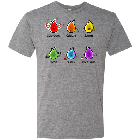 T-Shirts Premium Heather / S Flaming Elements Science Men's Triblend T-Shirt