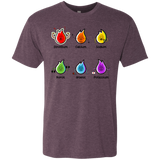 T-Shirts Vintage Purple / S Flaming Elements Science Men's Triblend T-Shirt