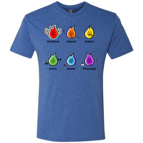 T-Shirts Vintage Royal / S Flaming Elements Science Men's Triblend T-Shirt