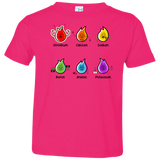 T-Shirts Hot Pink / 2T Flaming Elements Science Toddler Premium T-Shirt