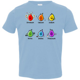 T-Shirts Light Blue / 2T Flaming Elements Science Toddler Premium T-Shirt