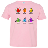 T-Shirts Pink / 2T Flaming Elements Science Toddler Premium T-Shirt