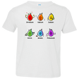 T-Shirts White / 2T Flaming Elements Science Toddler Premium T-Shirt