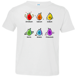 T-Shirts White / 2T Flaming Elements Science Toddler Premium T-Shirt