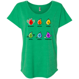 T-Shirts Envy / X-Small Flaming Elements Science Triblend Dolman Sleeve