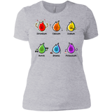 T-Shirts Heather Grey / X-Small Flaming Elements Science Women's Premium T-Shirt