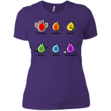 T-Shirts Purple Rush/ / X-Small Flaming Elements Science Women's Premium T-Shirt