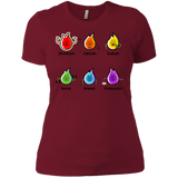 T-Shirts Scarlet / S Flaming Elements Science Women's Premium T-Shirt