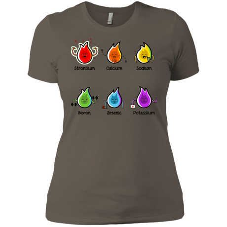 T-Shirts Warm Grey / X-Small Flaming Elements Science Women's Premium T-Shirt