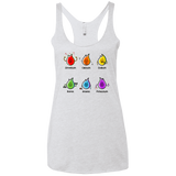 T-Shirts Heather White / X-Small Flaming Elements Science Women's Triblend Racerback Tank