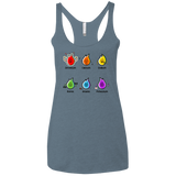 T-Shirts Indigo / X-Small Flaming Elements Science Women's Triblend Racerback Tank