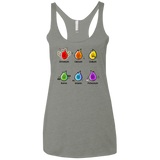 T-Shirts Venetian Grey / X-Small Flaming Elements Science Women's Triblend Racerback Tank