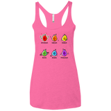 T-Shirts Vintage Pink / X-Small Flaming Elements Science Women's Triblend Racerback Tank