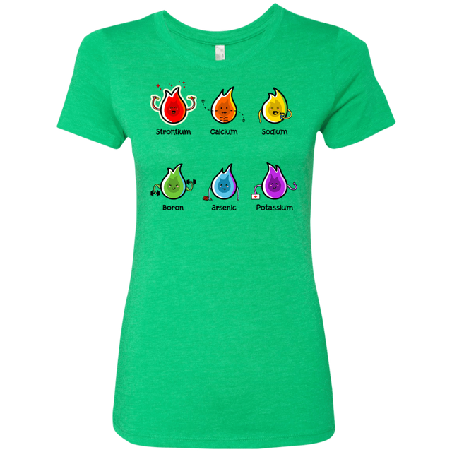T-Shirts Envy / S Flaming Elements Science Women's Triblend T-Shirt