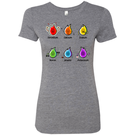T-Shirts Premium Heather / S Flaming Elements Science Women's Triblend T-Shirt
