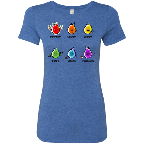 T-Shirts Vintage Royal / S Flaming Elements Science Women's Triblend T-Shirt