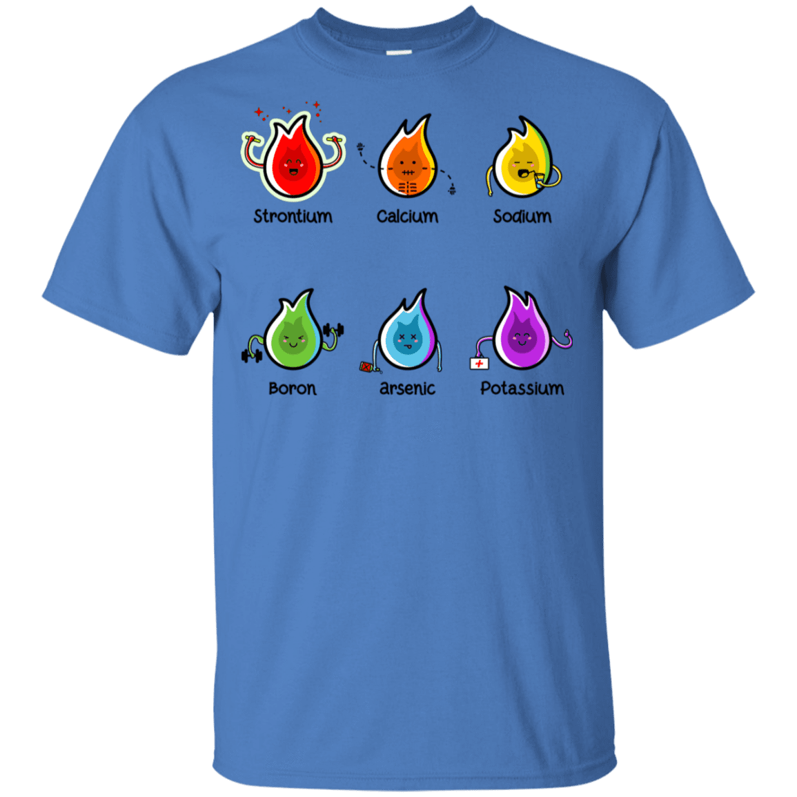 T-Shirts Iris / YXS Flaming Elements Science Youth T-Shirt