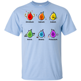 T-Shirts Light Blue / YXS Flaming Elements Science Youth T-Shirt