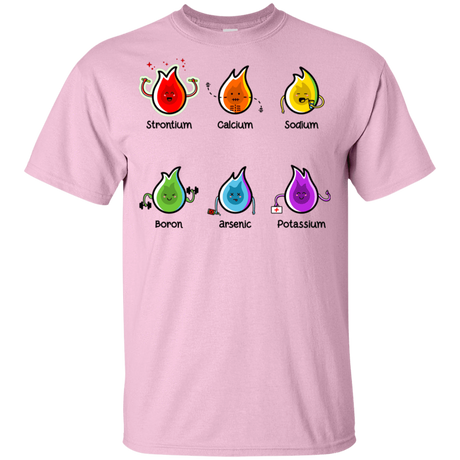 T-Shirts Light Pink / YXS Flaming Elements Science Youth T-Shirt