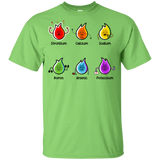 T-Shirts Lime / YXS Flaming Elements Science Youth T-Shirt