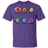 T-Shirts Purple / YXS Flaming Elements Science Youth T-Shirt