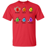 T-Shirts Red / YXS Flaming Elements Science Youth T-Shirt