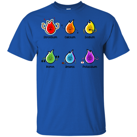 T-Shirts Royal / YXS Flaming Elements Science Youth T-Shirt