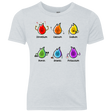 T-Shirts Heather White / YXS Flaming Elements Science Youth Triblend T-Shirt