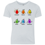 T-Shirts Heather White / YXS Flaming Elements Science Youth Triblend T-Shirt