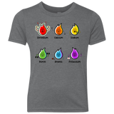 T-Shirts Premium Heather / YXS Flaming Elements Science Youth Triblend T-Shirt