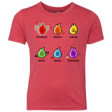 T-Shirts Vintage Red / YXS Flaming Elements Science Youth Triblend T-Shirt
