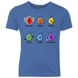 T-Shirts Vintage Royal / YXS Flaming Elements Science Youth Triblend T-Shirt