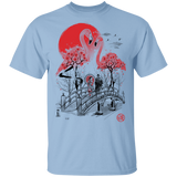 T-Shirts Light Blue / S Flamingo Garden T-Shirt
