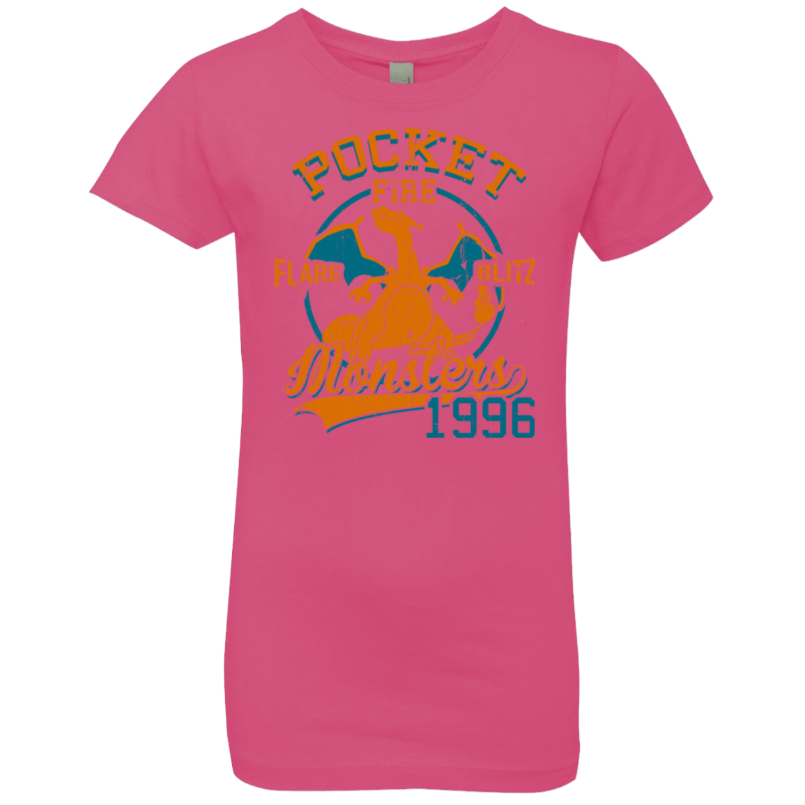 T-Shirts Hot Pink / YXS FLARE BLITZ Girls Premium T-Shirt
